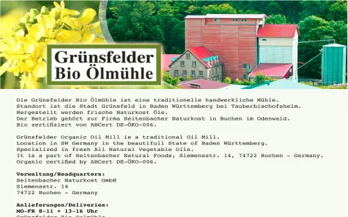 Grünsfelder Ölmühle Grünsfeld