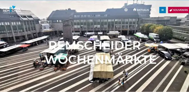 Remscheider Wochenmarkt Theodor-Heuss-Platz Remscheid