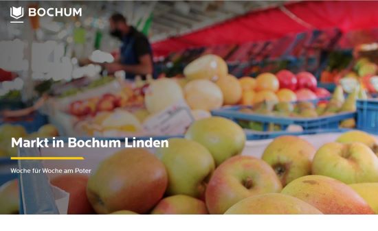 Bochumer Wochenmarkt Linden Bochum - Linden