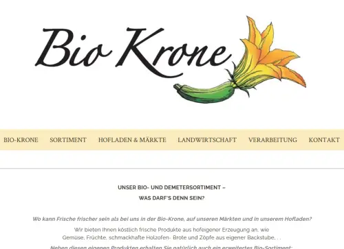 Bio Krone ― der Bioladen am Kronenplatz Spiez Spiez