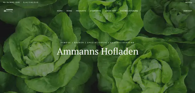 Ammanns Hofladen - Selbstbedienung im Moos Hefenhofen