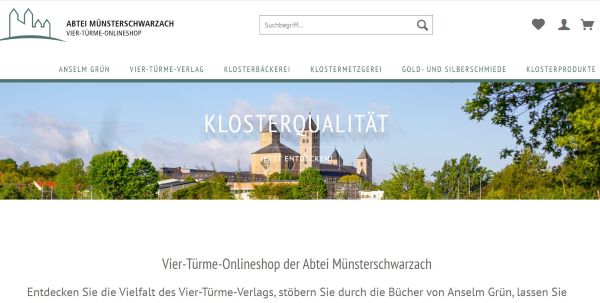 Vier-Türme-Onlineshop der Abtei Münsterschwarzach Schwarzach am Main - Münsterschwarzach/Abtei