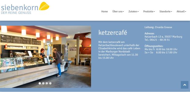 ketzercafé - Vollkornbäckerei Siebenkorn Marburg