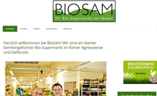BIOSAM Biosupermarkt City Köln - Neustadt/Süd - Belgisches Viertel