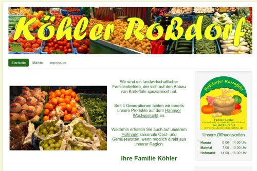 Roßdorfer Kartoffeln - Hofmarkt Bruchköbel-Roßdorf