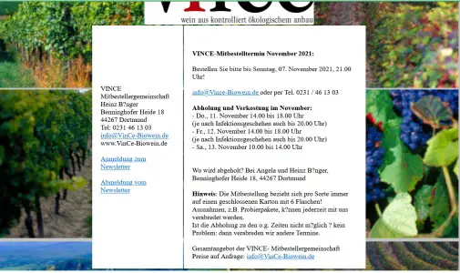 VinCe-Biowein Dortmund