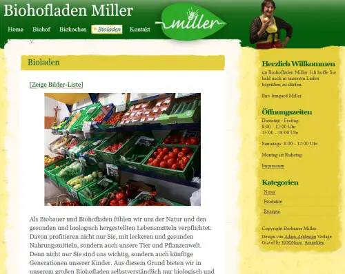 Biohofladen Miller Erlingshofen / Tapfheim