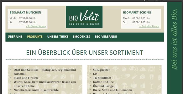 BioVolet - der Feine Biomarkt München