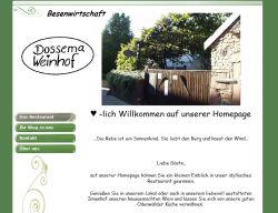 Besenwirtschaft Dossema Weinhof Dossenheim