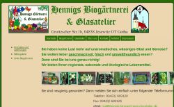Hennig`s Biogärtnerei & Glasatelier Jesewitz