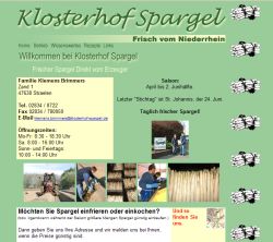 Brimmers Klosterhof-Spargel Straelen