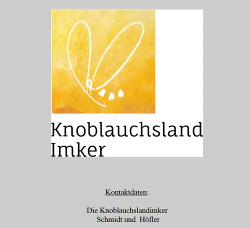 Imkerei Knoblauchslandimker Nürnberg-Grossgründlach