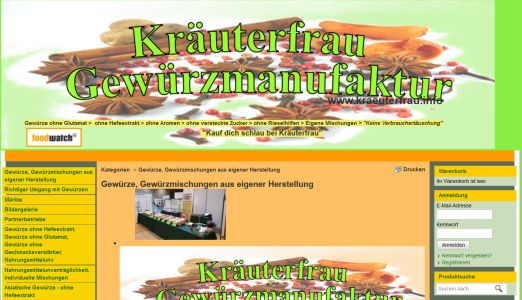 Kräuterfrau Gewürze - HDM - SCHAUDERNA Wartmannsroth