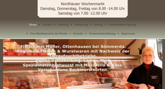 Nordhäuser Wochenmarkt Nordhausen Nordhausen