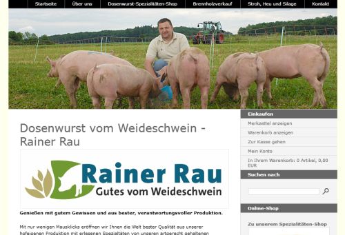 Rainer Rau - Dosenwurst vom Weideschwein Hattenhofen