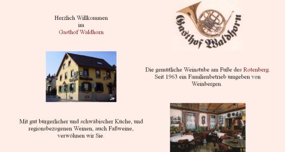 Gasthof Waldhorn Stuttgart-Untertürkheim