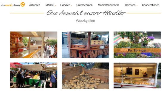 Wochenmarkt Wutzkyallee in Gropiusstadt  Berlin - Gropiusstadt