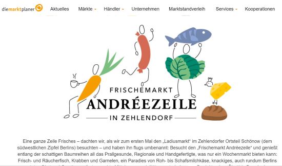 Zehlendorfer Frischemarkt Andréezeile Berlin - Zehlendorf