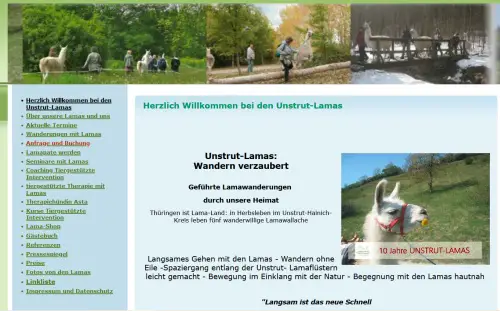 Unstrut-Lamas Kroll Herbsleben