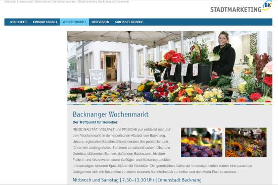 Wochenmarkt Backnang Backnang