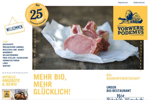 Biomarkt  und Bistro Dresden-Gruna Vorwerk Podemus Dresden - Blasweitz - Gruna
