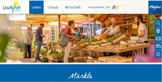 Wochenmarkt Leutkirch im Allgäu Leutkirch im Allgäu