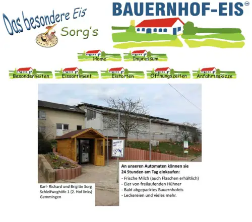 Bauernhofeis Sorg Gemmingen