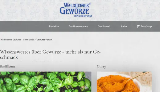 Waldheimer Gewürze  Waldheim