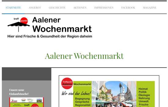 Aalener Wochenmarkt Aalen