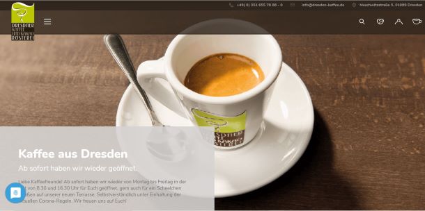 Café Moka und Dresdner Kaffee und Kakao Rösterei Dresden