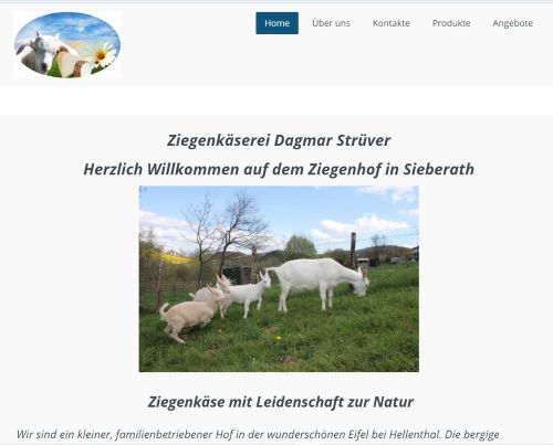 Ziegenkäserei Dagmar Strüver Hellenthal-Sieberath