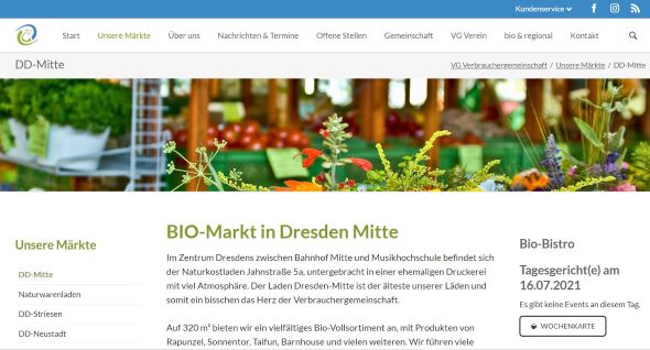 VG BIO-Markt in Dresden Mitte Dresden-Mitte