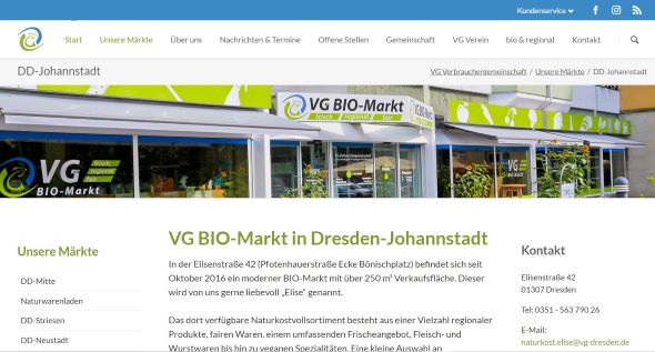 VG Biomarkt Dresdner Johannstadt Dresden-Johannstadt