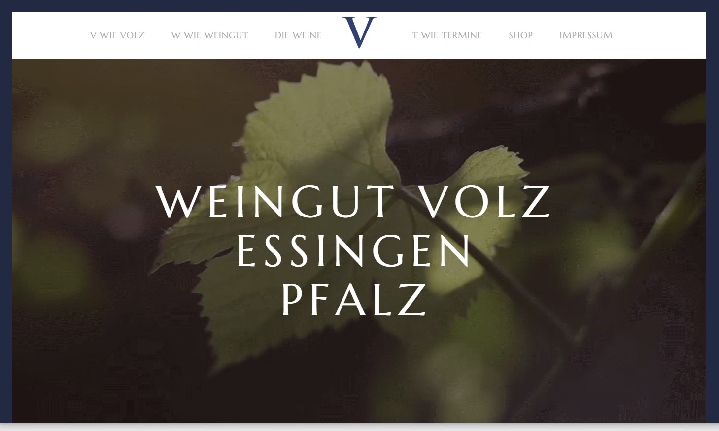 Weingut EUGEN VOLZ & SOHN Essingen/Pfalz