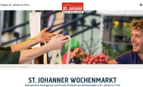 St. Johanner Wochenmarkt (Tirol) Sankt Johann
