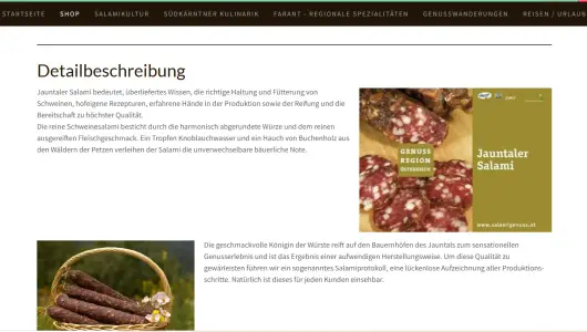 Jauntaler Salami Pototschnig Kühnsdorf