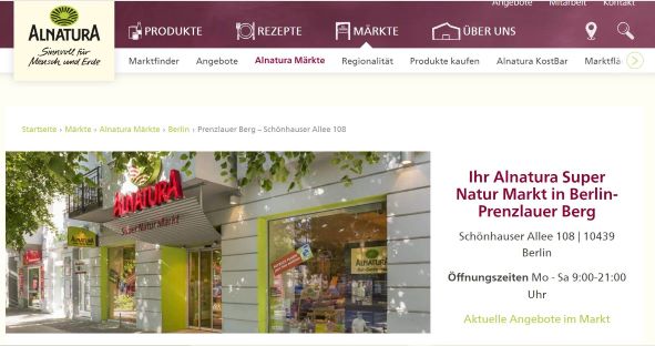 Alnatura Super Natur Markt Berlin-Prenzlauer Berg