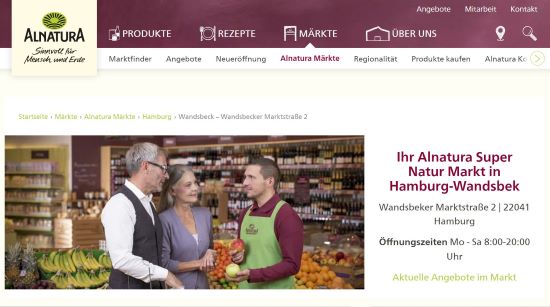 Alnatura BioMarkt Wandsbek Hamburg-Wandsbek