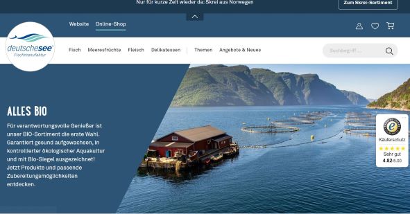 Deutsche See - Fisch- und Meeresfrüchte Onlineshopservice Bremerhaven