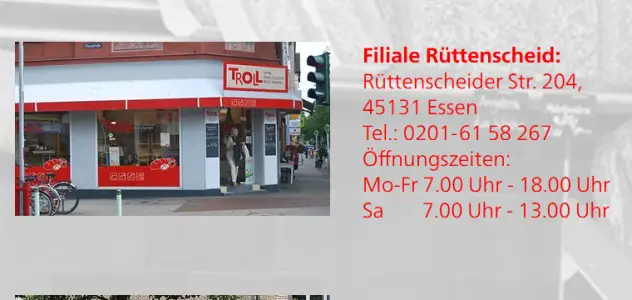 Troll Ökologische Backwaren Filiale Rüttenscheid Essen-Rüttenscheid