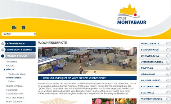 Wochenmarkt Montabaur Montabaur