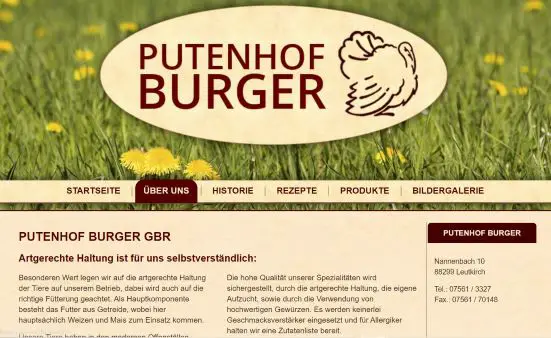 Putenhof Burger Leutkirch im Allgäu