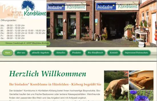 Bioladen/Hofladen Kornblume Hünfelden-Kirberg