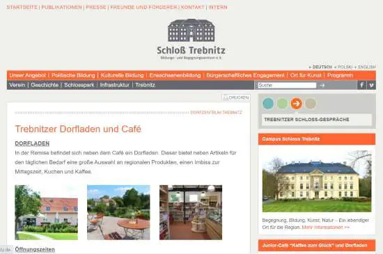 Dorfladen & Café Schloss Trebnitz Müncheberg - Trebnitz