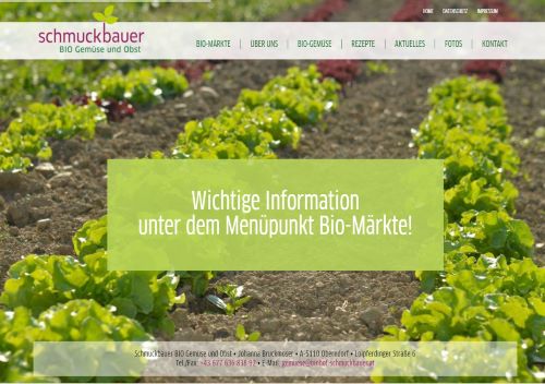 Biohof Schmuckbauer - BIO Gemüse und Obst Oberndorf