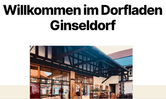 Dorfladen Ginseldorf Marburg-Ginseldorf