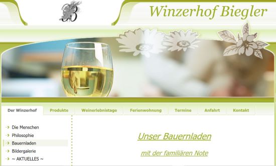 Bieglers Bauernlädchen - Winzerhof Eimsheim