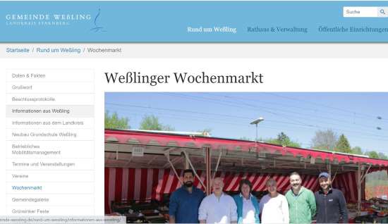 Wochenmarkt Weßling Weßling