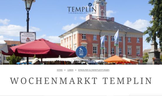 Wochenmarkt Templin Templin