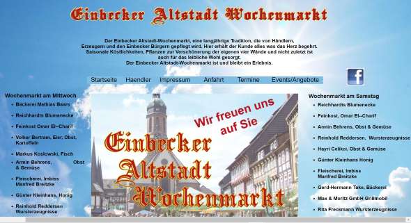 Einbecker Altstadt-Wochenmarkt Einbeck